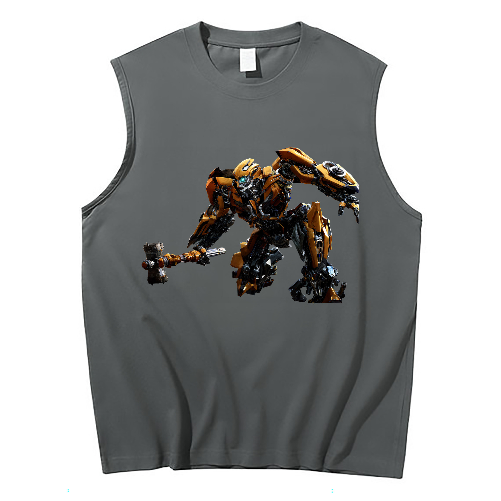 （画像用） Transformers トランスフォーマー コットン100％タンクトップ（フロントプリント）